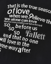 Load image into Gallery viewer, Fallett Youth Letter Knit Black