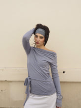Load image into Gallery viewer, OOO Diamante Studded Headband Grey
