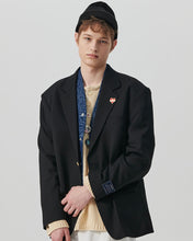Load image into Gallery viewer, Nomantic Hidden Lining HQ Blazer Black