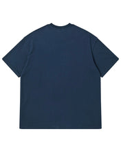 Load image into Gallery viewer, ILP Hand Made Art Work Dog Detail T-Shirt Navy