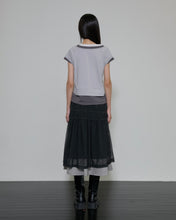 Load image into Gallery viewer, FLARE UP 3-Layered Henley T-shirt Gray
