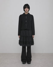 将图片加载到图库查看器,FLARE UP Layered Ruffle Skirt Pants Black
