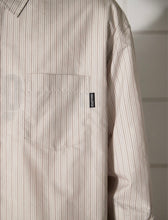 Load image into Gallery viewer, UNALLOYED Layered Cuffs Stripe Shirt Beige