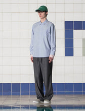 Load image into Gallery viewer, UNALLOYED Layered Cuffs Stripe Shirt Blue