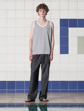 Load image into Gallery viewer, UNALLOYED Logo Stripe Sleeveless White