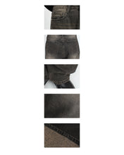 Load image into Gallery viewer, DWSE Washed Wide Denim Pants Charcoal
