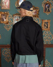 Load image into Gallery viewer, UNALLOYED Pocket Argyle Short Jacket Black
