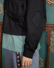 Load image into Gallery viewer, UNALLOYED Pocket Argyle Short Jacket Black