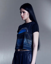 Load image into Gallery viewer, DILETTANTISME Moon Graphic Crop T-Shirt
