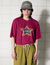 Load image into Gallery viewer, UNALLOYED Tie-Dye Star Logo T-Shirt Magenta