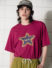 Load image into Gallery viewer, UNALLOYED Tie-Dye Star Logo T-Shirt Magenta