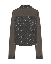 Load image into Gallery viewer, OJOS Starcut Jersey Collar Tee Stone Brown