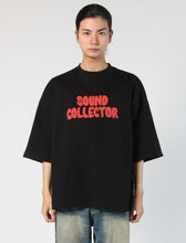 Load image into Gallery viewer, Tee Library Sound Collector T-shirt Black
