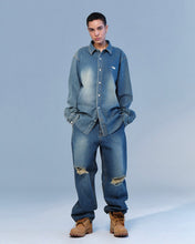 Load image into Gallery viewer, WKNDRS Racing Denim Pants Denim