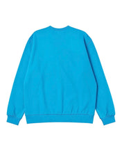 Load image into Gallery viewer, ILP New Parisian Dog Suede Logo Sweatshirt Blue