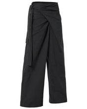 将图片加载到图库查看器,FLARE UP Layered Wrap Trousers Black