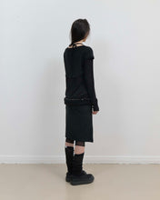 Load image into Gallery viewer, OJOS Halter Strap Long Sleeve Black