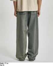 Load image into Gallery viewer, AJOBYAJO Stripe Contrast Jeans Sand