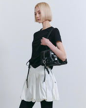 Load image into Gallery viewer, Fallett Glossy Mini Duffel Bag Black