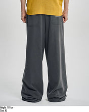 Load image into Gallery viewer, AJOBYAJO One Tuck Qulted Jersey Pants Charcoal