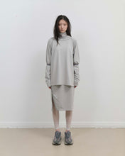 Load image into Gallery viewer, OJOS Mesh Band Puff Sleeve Mint Grey