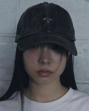 Load image into Gallery viewer, BLR Logo Washed Denim Ball Cap Grey
