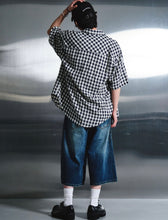 Load image into Gallery viewer, DWSE Wave Check Shirt Navy