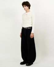 Load image into Gallery viewer, DWSE Balloon Denim Wide Pants Black