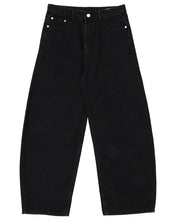 Load image into Gallery viewer, DWSE Balloon Denim Wide Pants Black
