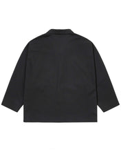 Load image into Gallery viewer, AJOBYAJO Stripe Batwing Jacket Black