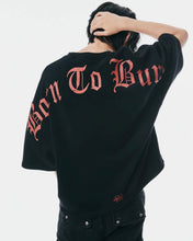 将图片加载到图库查看器,Adlielos Vandal Sweat T-shirt Melange Black