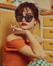 Load image into Gallery viewer, BLUE ELEPHANT Dustin Sunglasses Dark Crystal