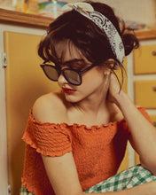 Load image into Gallery viewer, BLUE ELEPHANT Dustin Sunglasses Dark Crystal
