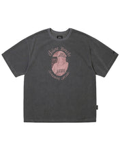 Load image into Gallery viewer, AJOBYAJO Autosuggestion Washed T-shirt Charcoal