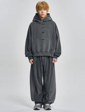 Load image into Gallery viewer, AJOBYAJO Dual Fabric Hybrid Pants Charcoal