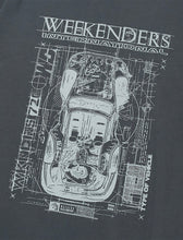Load image into Gallery viewer, WKNDRS Blueprint T-Shirt Charcoal