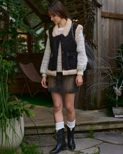 Load image into Gallery viewer, Bitter Cells Collect Washing Denim Skirt Brown