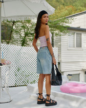 Load image into Gallery viewer, Bitter Cells Rachel Pearl Denim Shorts Light Blue