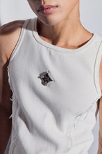 将图片加载到图库查看器,BLR Logo Rivet Singlet White