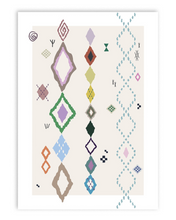 Load image into Gallery viewer, UNALLOYED A2 Argyle Pattern Poster