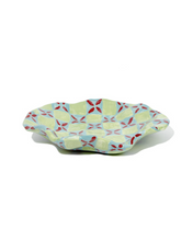 Load image into Gallery viewer, UNALLOYED Clover Checkerboard Ceramic Plate