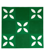 Load image into Gallery viewer, UNALLOYED Clover Checker Blanket Green