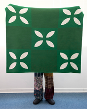 Load image into Gallery viewer, UNALLOYED Clover Checker Blanket Green
