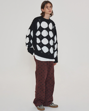 Load image into Gallery viewer, UNALLOYED Argyle Denim Pants Wine