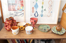 Load image into Gallery viewer, UNALLOYED Argyle Pattern Ceramic Vase
