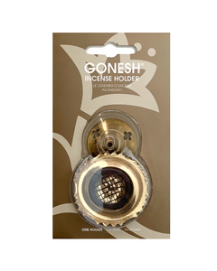 GONESH Incense Premium Brass Holder