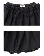 Load image into Gallery viewer, PLASMA SPHERE Stone Flare Skort Black
