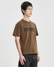 将图片加载到图库查看器，AJOBYAJO [RWK] CN Logo Washed T-Shirt Brown
