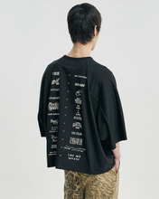 将图片加载到图库查看器，AJOBYAJO 10th Anniversary Raglan T-Shirt Black

