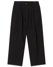 Load image into Gallery viewer, N. Archive Structured Cotton Curved Pants Black
